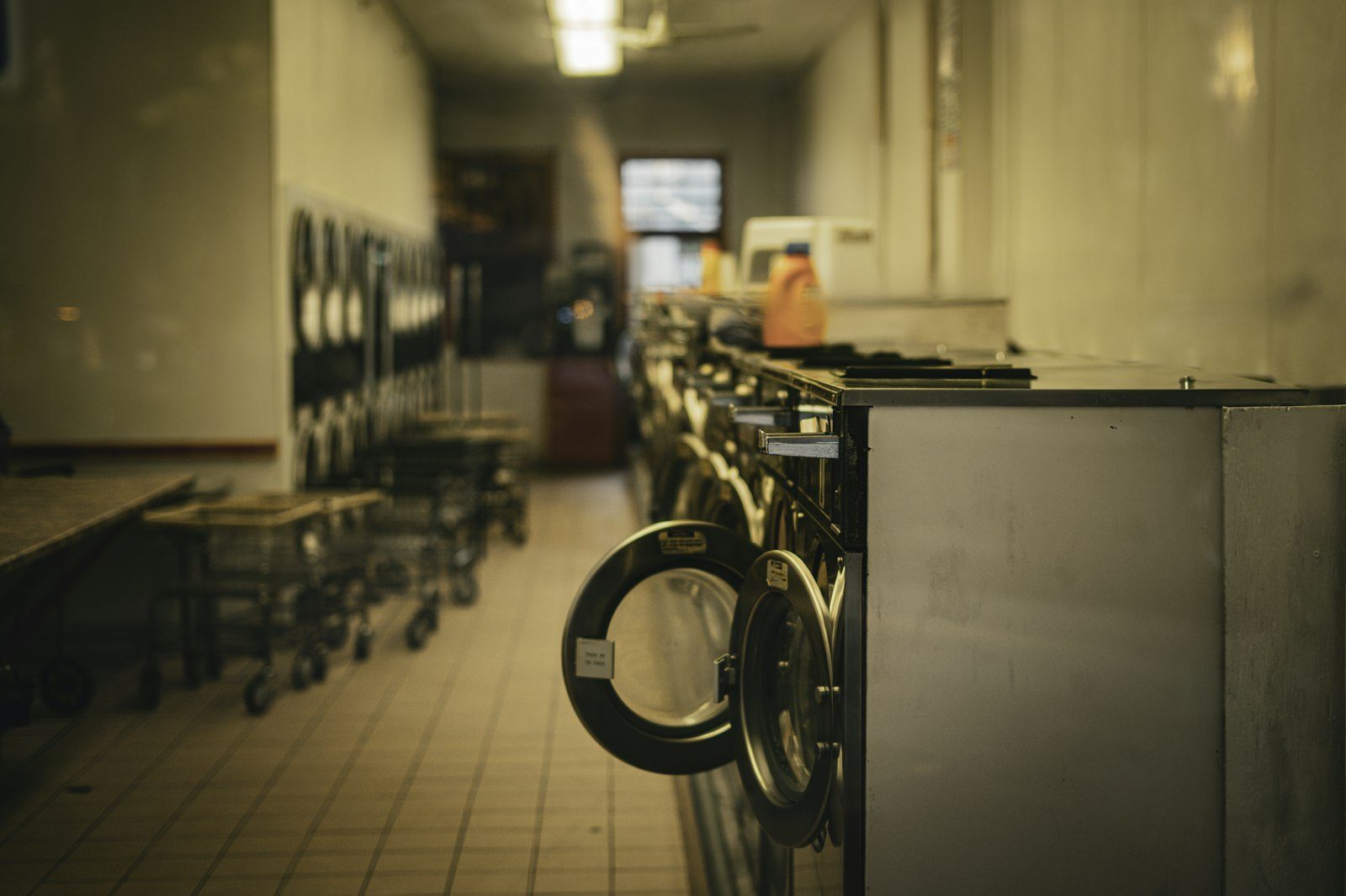The interior of an existing commercial premises in current use