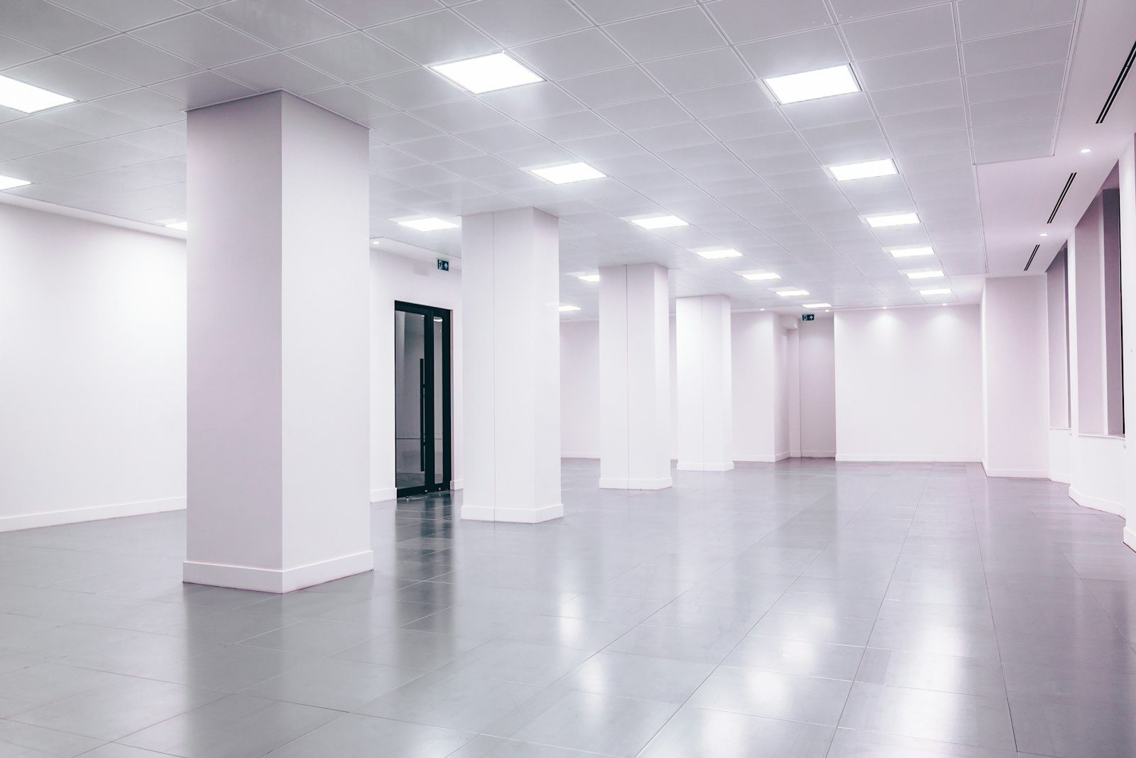 An empty commercial interior shell ready for fit-out