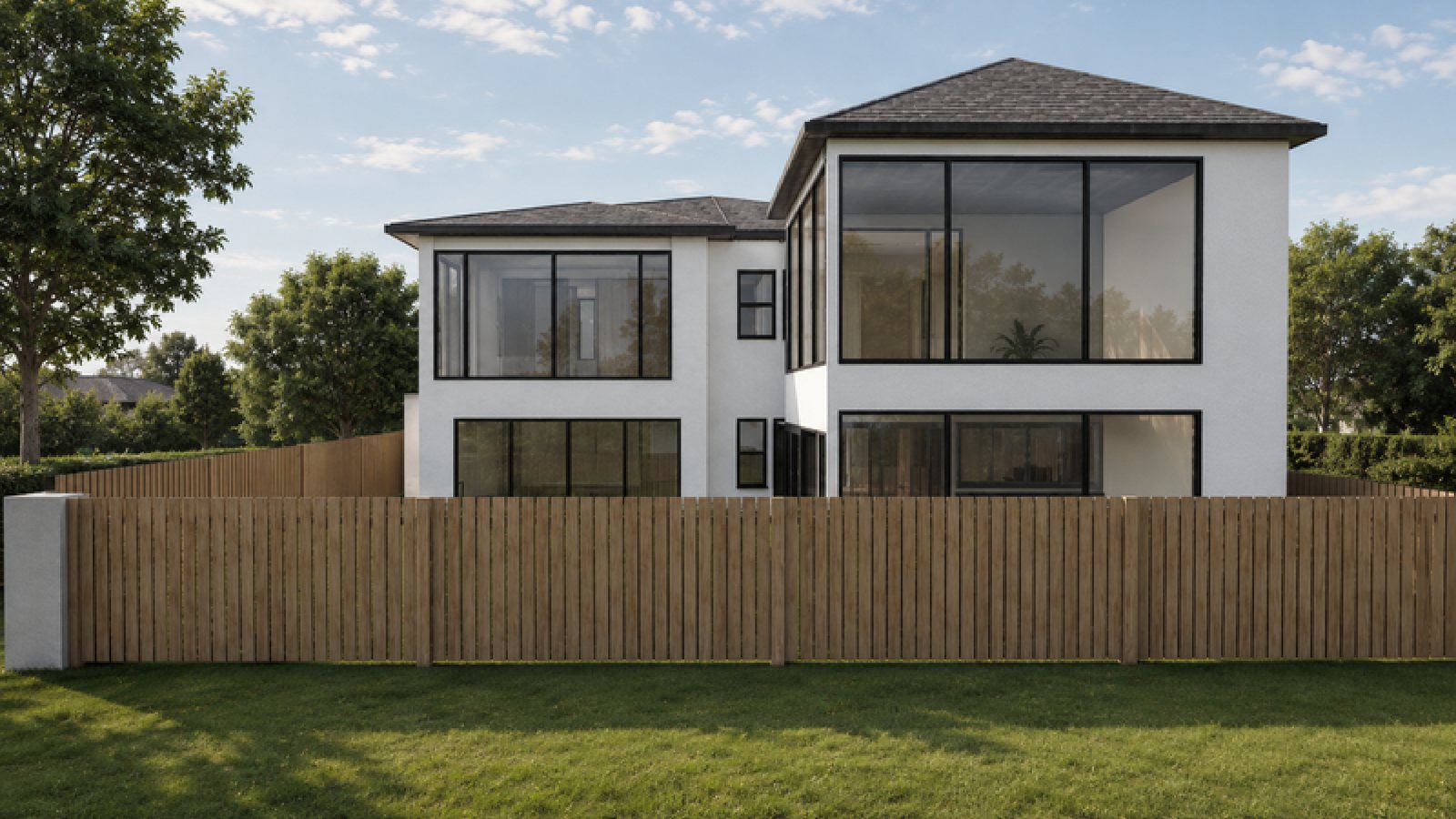 Two-storey addition — rear elevation
