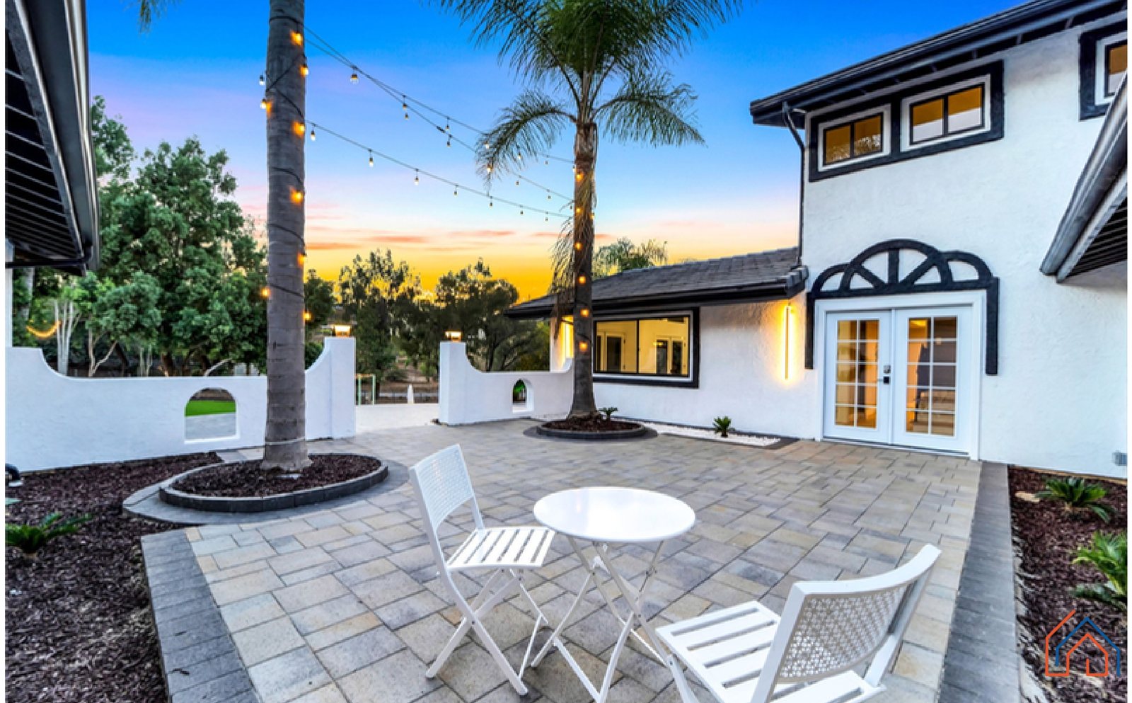Backyard patio